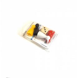 GamesDealer / Masa oyunları için fiş seti (24 mm: + küp)