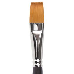 Brush art is a professional ART BRAUBERG "CLASSIC", synthetic soft, under columns, flat No. 14, short handle