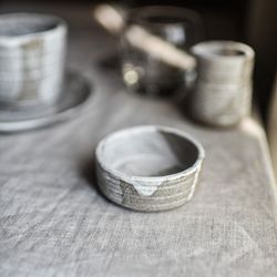 Антикварня / Antique / Gravy boat / candlestick "Stone"