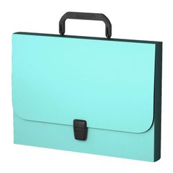 ErichKrause / Briefcase A4 plastic "Matt Pastel Mint"