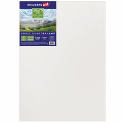Oil on canvas on stretcher ART BRAUBERG "CLASSIC", 50x70 cm, primed, 45% cotton, 55% linen, medium grain