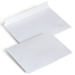 Envelopes C6 (114x162 mm), tear-off strip, white, SET of 1000 PCs