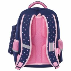 ЮНЛАНДИЯ / Backpack UNLANDIA COMPLETE, with pencil case included, ergo-back, "Pink bow", 42x29x14 cm, 229972