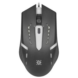 DEFENDER / Wired mouse Flash MB-600L, 800-1200 dpi, 4 buttons + 1 wheel-button, optical, black