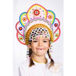 Русский народный костюм  / Kokoshnik "Elena", 12.5 cm