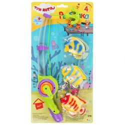 Играем вместе / Let's play together / Game set "Fishing. Three cats"