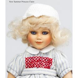 Birgitte Frigast / Porcelain doll Clare, 18 cm