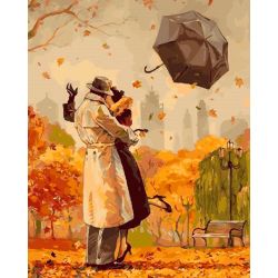 Опт-картина / Pintura por números 40x50 Data de outono