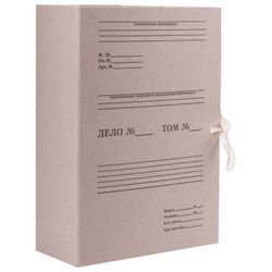 Box archival STAFF, 100 mm, Bindery cardboard, 2 cotton strings, up to 700 sheets
