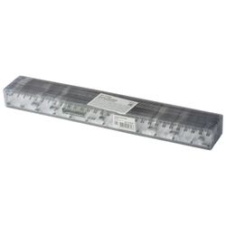 Ruler plastic 30 cm, BRAUBERG "Crystal", transparent