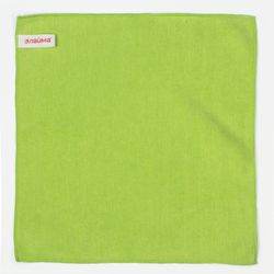 ЛАЙМА / Microfiber tile cloth, abrasive strips, double-sided, 30x30 cm, green