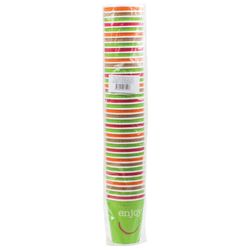 HUHTAMAKI / Disposable cups "ENJOY" 300 ml single-layer paper, color printing, cold / hot, SET 40 pcs.