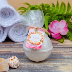 Добропаровъ / Bomba de sal persa efervescente con aceite esencial de lavanda, 140 g / 4 piezas
