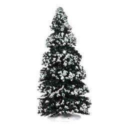 Abete innevato (luminoso), 21,5 cm, batterie, LEMAX