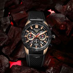 TAG Heuer / Reloj de pulsera mecánico suizo Carrera CBG2052.FT6143 con cronógrafo