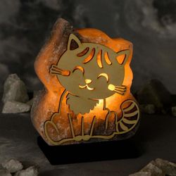 Ваше здоровье /  Salt lamp "Panno Kitty"