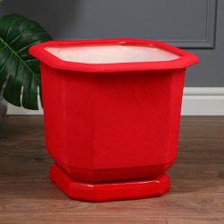 Керамика ручной работы / Flowerpot "Square" 25 l