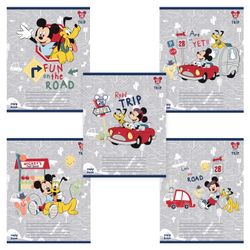 HATBER / Notebook 12 sh., Gaiola, capa de papelão, "Mickey Mouse-DISNEY" / 20 unid.