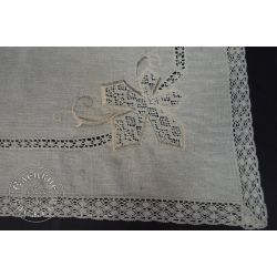Елецкие кружева / Yelets lace / Linen countertop