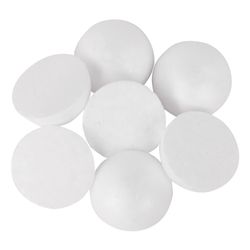 Espaços em branco de espuma para criatividade "Hemisférios", 7 unid., 50 mm, ILHA DE TESOUROS