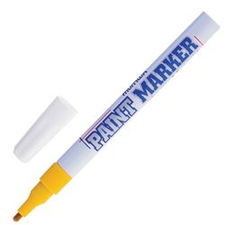 Marqueur de peinture vernis MUNHWA "Slim", 2 mm, JAUNE, base nitro, corps en aluminium