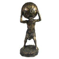 Ремеко / Decorative product "Atlant" (gold) L13,5W13,5H31 cm