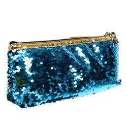 Сималенд / Pencil case for school with a zipper "Sequins"