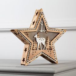 Luazon Lighting / Figure "Star with a deer"