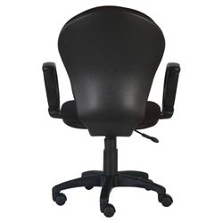 Chair CH-687AXSN, with armrests, black