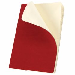 BRAUBERG  / "Metropolis Ultra" leather-look notebook, 80 sheets A5 (148x218 mm), elastic band, red