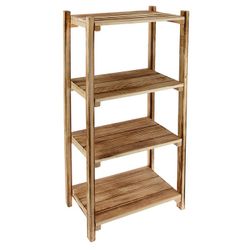 Добропаровъ / Floor shelf 4 tiers 50 х 35 х110 cm "Thermo" linden Kind bath
