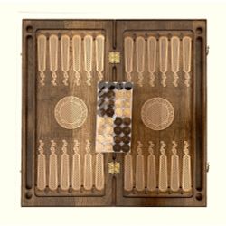 GamesDealer / Backgammon scolpito "Cavallo 2" 60, Zakaryan
