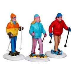 Bộ hình đi bộ Snowshoe, 3 chiếc., 7.2 cm, LEMAX