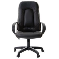 BRABIX Office Chair "Strike EX-525", Eco-Skin Black