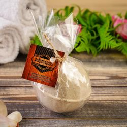 Добропаровъ / Effervescent Himalayan salt bomb with mint essential oil, 140g / 4 pieces