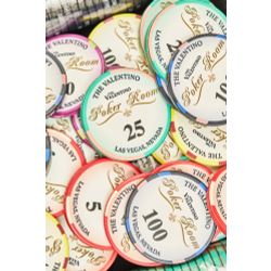 GamesDealer / Set da poker Valentino per 300 fiches in cassa di quercia, Partida