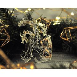 Ленивые Бобры / Lazy Beavers / Set of mirrored Christmas tree decorations "Fairy Tale inside" in a gift box