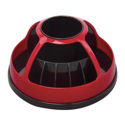 Stationery set BRAUBERG Mix of 10 subjects, rotating design, black-red, blister