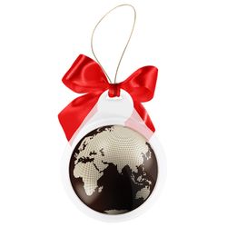 Chocolate figure "globe"