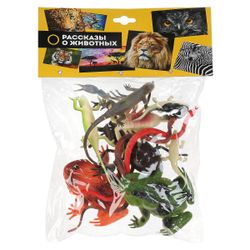 Играем вместе / Birlikte oynayalım / Plastisol "Sürüngenler ve böcekler" oyuncak seti