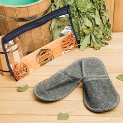 Добропаровъ / Dobroparov / Bath slippers in the "Classic" gray