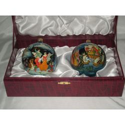 Художники Палеха / Set of Christmas balls