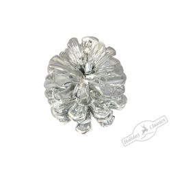 Holiday Classics / Silver cone, 10 cm, 6 pieces