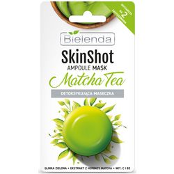 Detoxifying mask, mint tea, BIELENDA SKIN SHOT , 8 g
