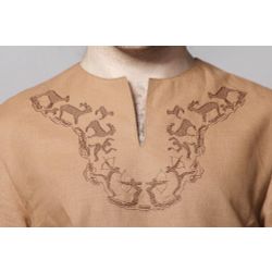Снежинка / Snowflake / Men's shirt "Motive of life"