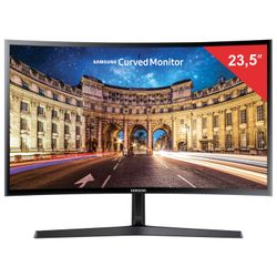 SAMSUNG / Monitor C24F396FHI 23.5 "(60cm), 1920x1080, 16: 9, VA, 4ms, 250cd, HDMI, curved, black