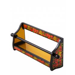 Золотая Хохлома / Shelf for towels 165x90x370 mm