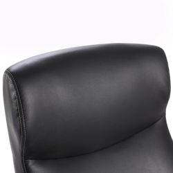 Кресло офисное BRABIX PREMIUM "Total HD-006", НАГРУЗКА до 180 кг, экокожа, хром, черное