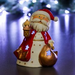 Хорошие сувениры / Leuchtfigur "Weihnachtsmann mit Tüte"
