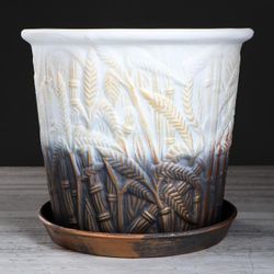 Керамика ручной работы / Flower pot "Reed" 10 l